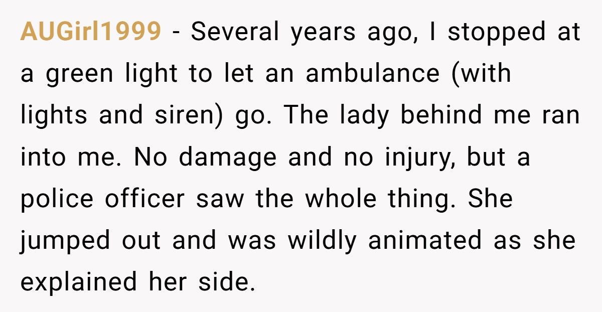 Driver Demands Police After Fender Bender, Ends Up With A $1,000 Ticket