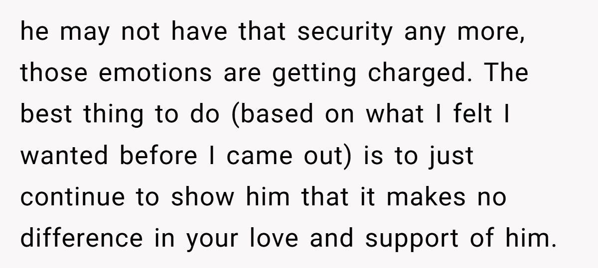 Mom Tells Teen Son He’s “Obviously Gay”, Now He Won’t Speak To Her