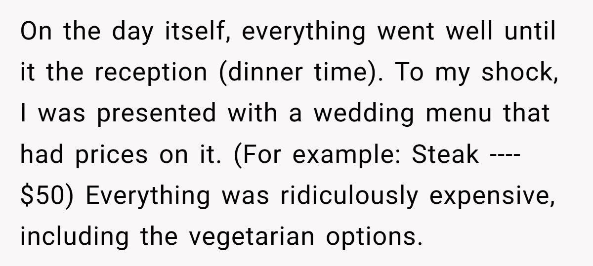 Wedding Guest Walks Out On $50 Steak Menu, Grabs McDonald’s Instead