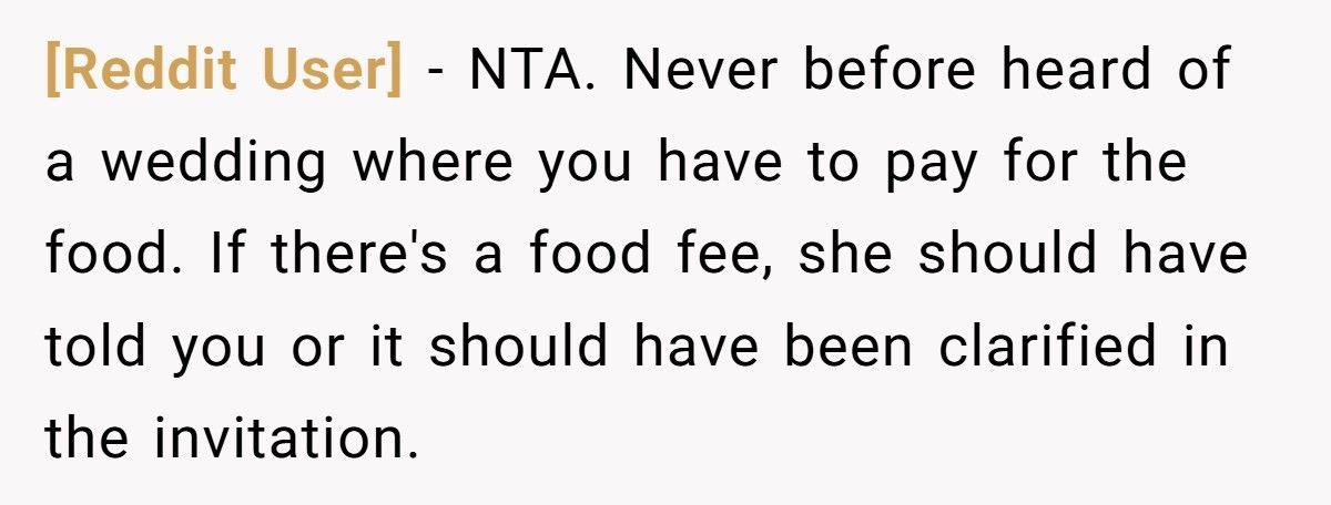 Wedding Guest Walks Out On $50 Steak Menu, Grabs McDonald’s Instead