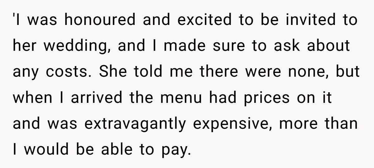 Wedding Guest Walks Out On $50 Steak Menu, Grabs McDonald’s Instead