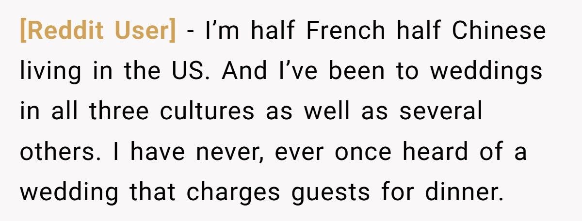 Wedding Guest Walks Out On $50 Steak Menu, Grabs McDonald’s Instead