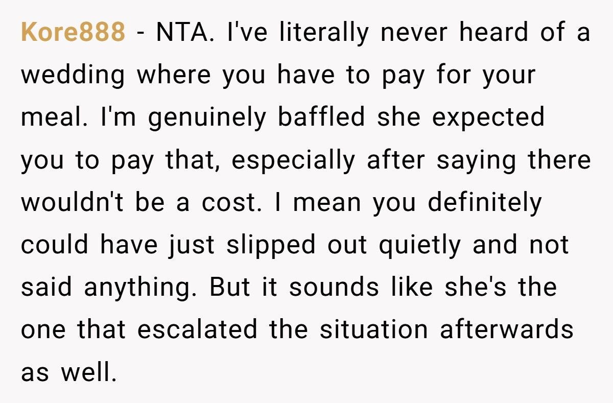 Wedding Guest Walks Out On $50 Steak Menu, Grabs McDonald’s Instead