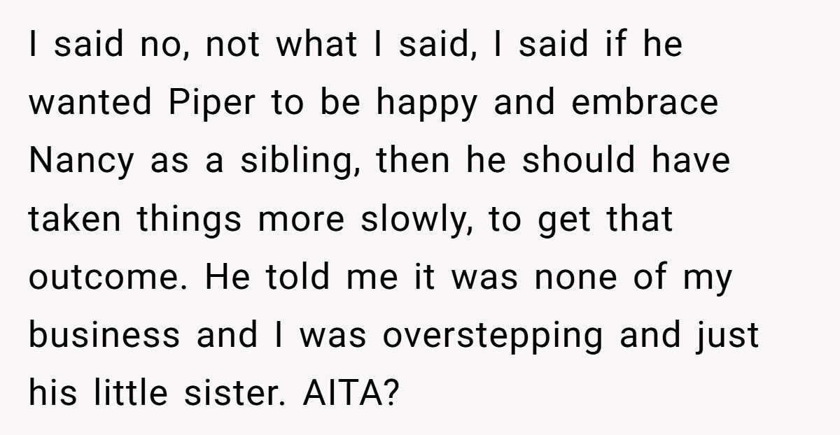 Dad Marries Daughter’s Childhood Bully’s Mom, Then Wonders Why They Aren’t “Sisters”