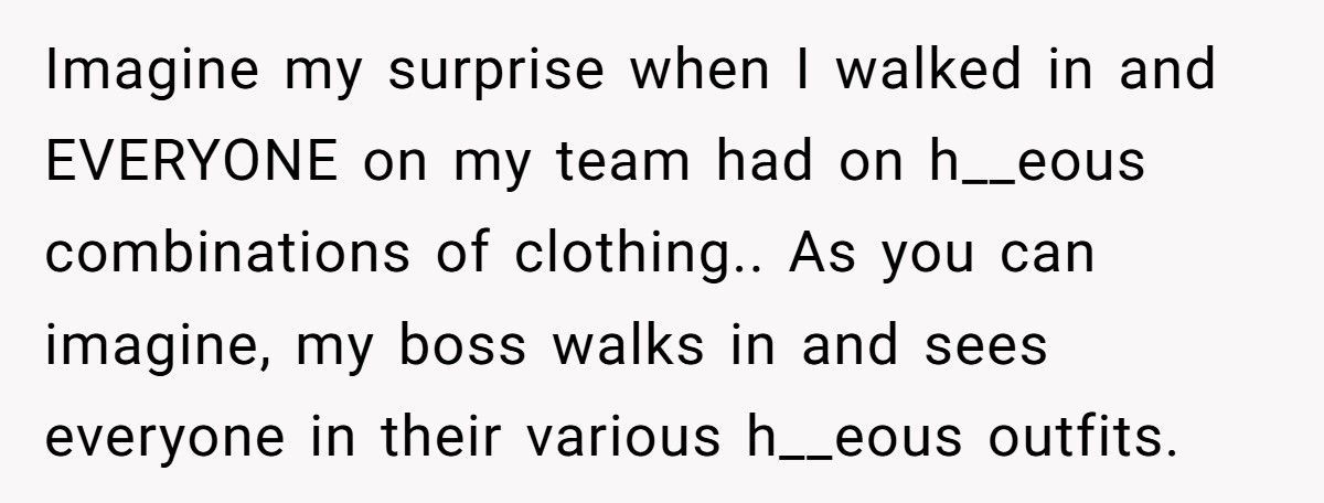 Boss Bans Jeans On Fridays, Office Responds With Hideous Fashion Show