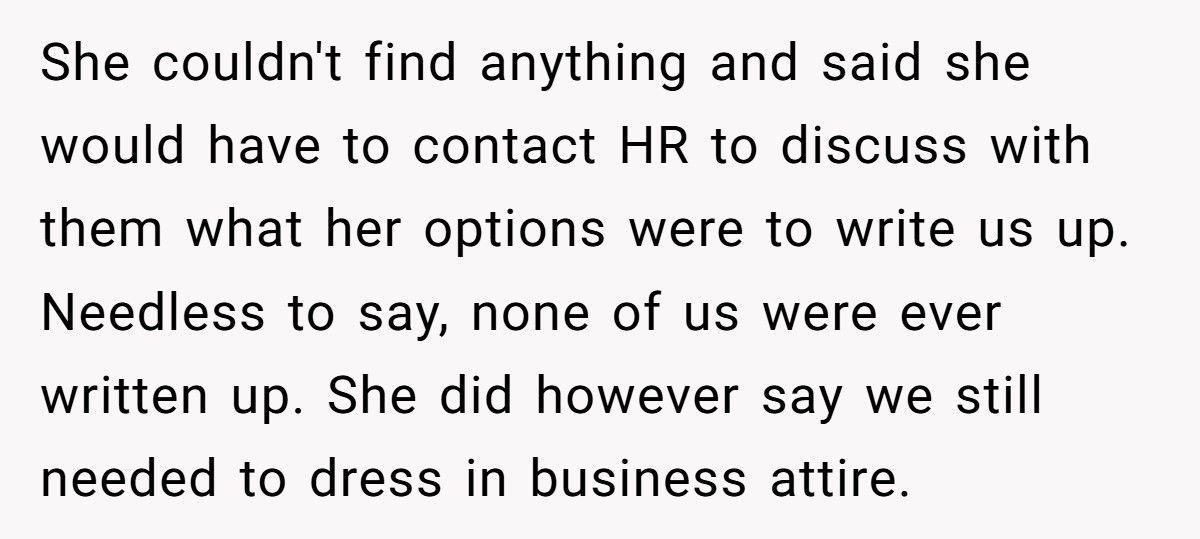 Boss Bans Jeans On Fridays, Office Responds With Hideous Fashion Show