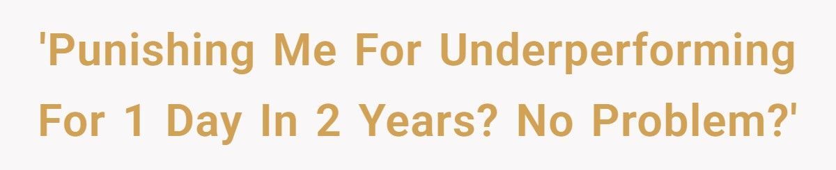Man Handles 50 Cases A Day For 2 Years, Boss Sends Him To ‘Underperformer’ Training For Missing One