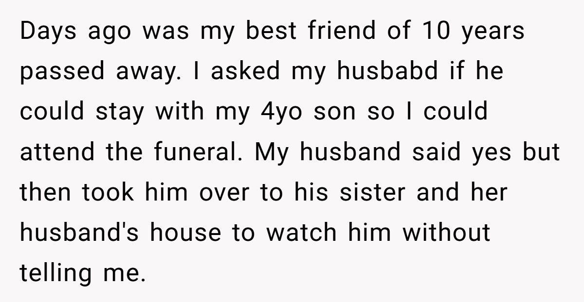 Mom Refuses To Apologize After In-Laws Made Her 4-Year-Old Pee Himself