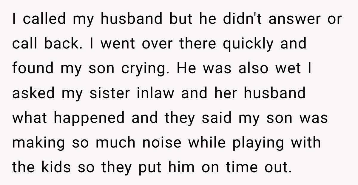 Mom Refuses To Apologize After In-Laws Made Her 4-Year-Old Pee Himself