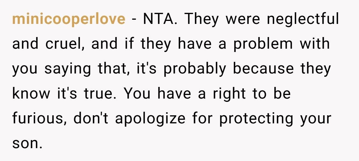 Mom Refuses To Apologize After In-Laws Made Her 4-Year-Old Pee Himself