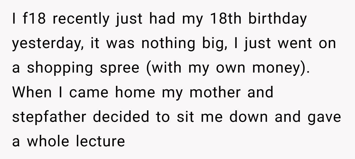 Parents Demand $650 Rent From 18-Year-Old Daughter While Stepbrother Lives Free