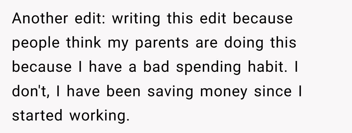 Parents Demand $650 Rent From 18-Year-Old Daughter While Stepbrother Lives Free