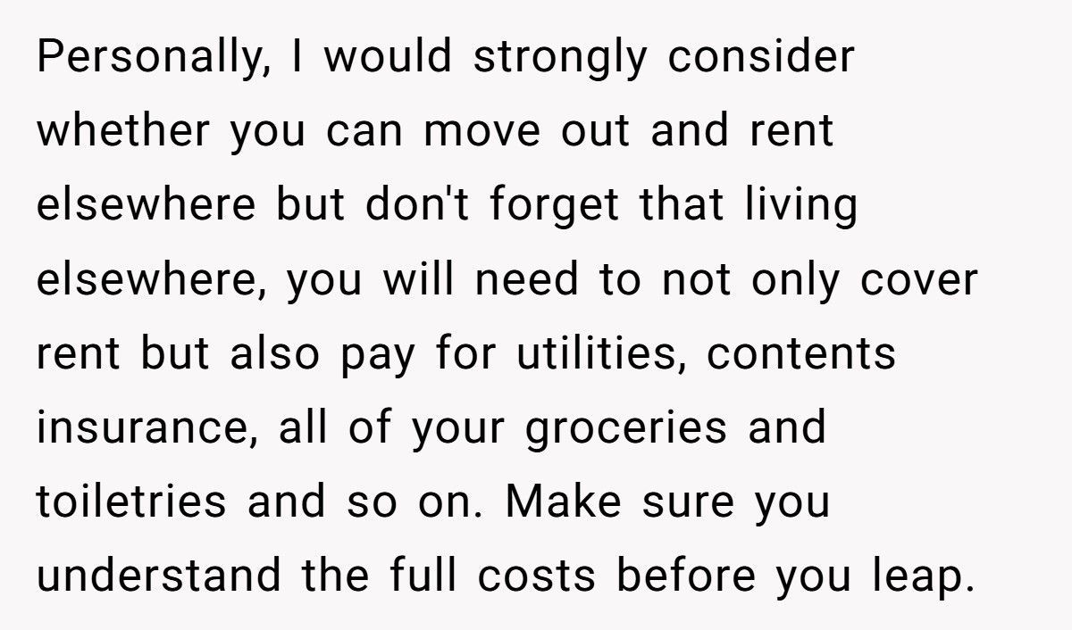 Parents Demand $650 Rent From 18-Year-Old Daughter While Stepbrother Lives Free