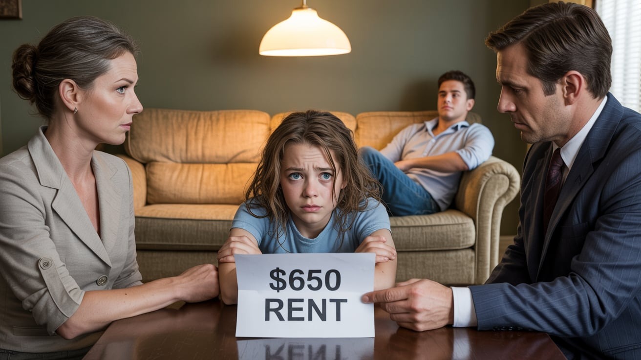 Parents Demand $650 Rent From 18-Year-Old Daughter While Stepbrother Lives Free