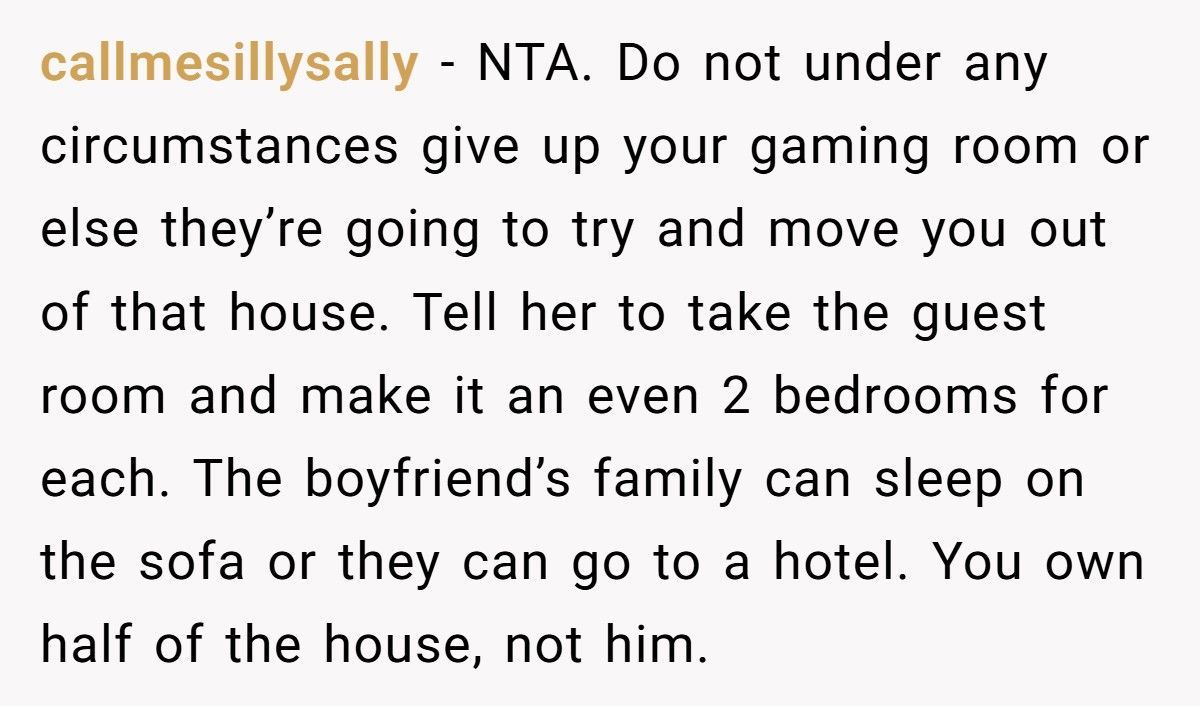 Woman Refuses To Give Up Gaming Room, Pregnant Sister Calls Her “Selfish” And Demands Master Suite Too