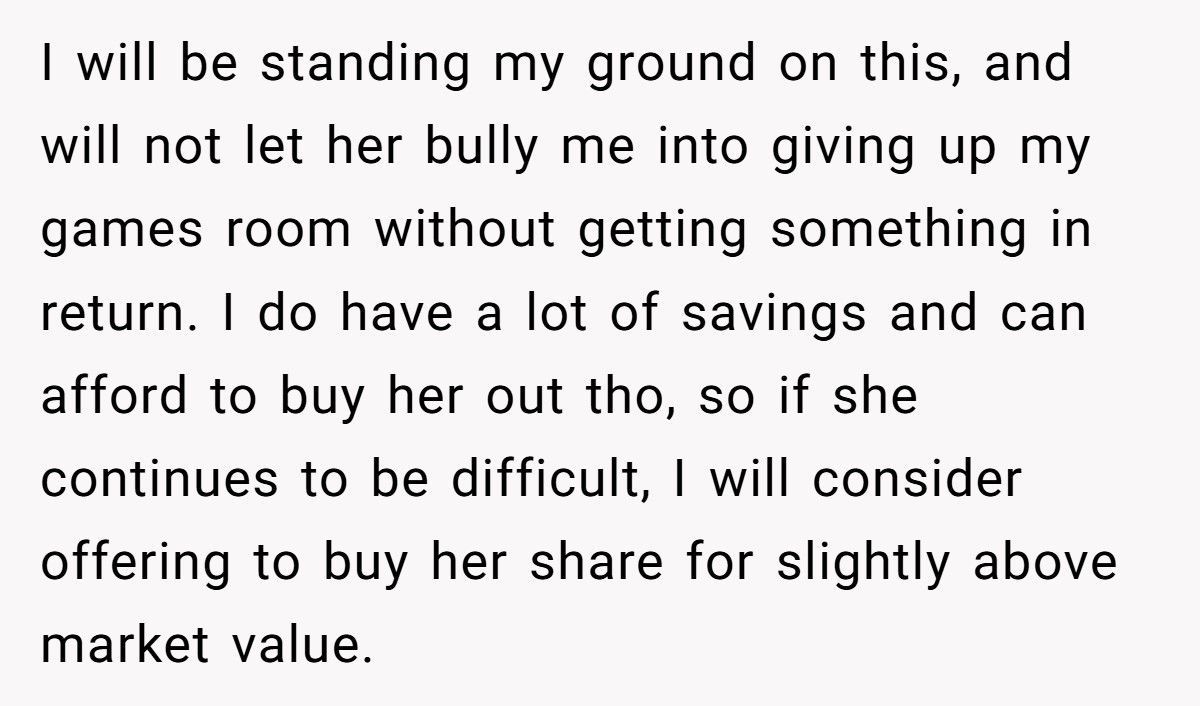 Woman Refuses To Give Up Gaming Room, Pregnant Sister Calls Her “Selfish” And Demands Master Suite Too