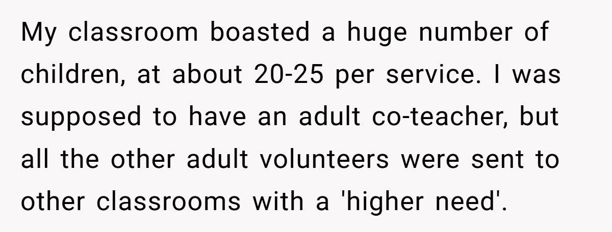 Sunday School Teacher Fired For Not Using Baby Talk, Becomes The Expert Hired To Fix Their Chaos