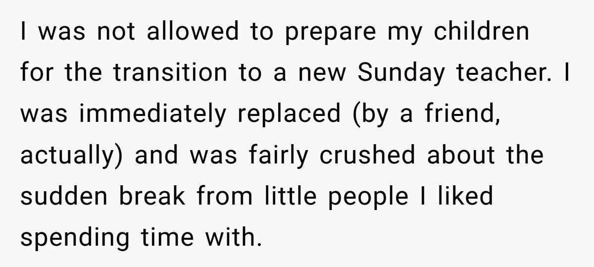 Sunday School Teacher Fired For Not Using Baby Talk, Becomes The Expert Hired To Fix Their Chaos