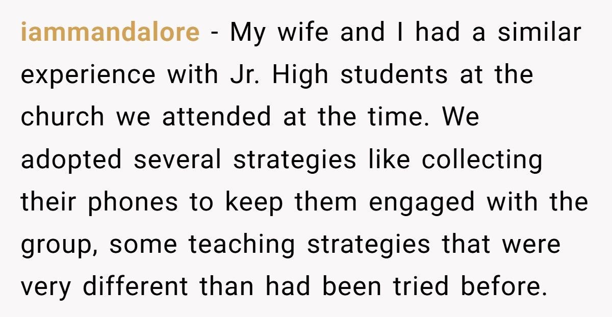 Sunday School Teacher Fired For Not Using Baby Talk, Becomes The Expert Hired To Fix Their Chaos