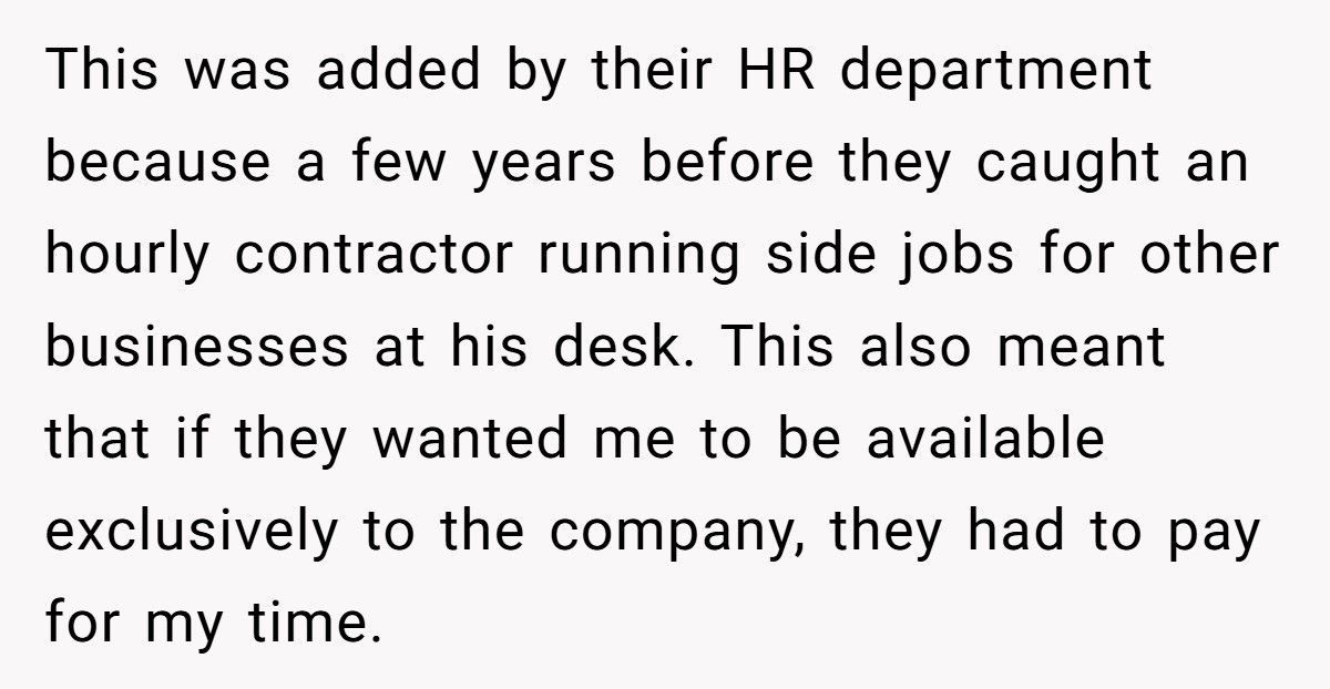 Boss Forces Contractor To Take 24/7 Phone, Company Ends Up Paying $10K For Two Calls Boss Forces Contractor To Take 24/7 Phone, Company Ends Up Paying $10K For Two Calls