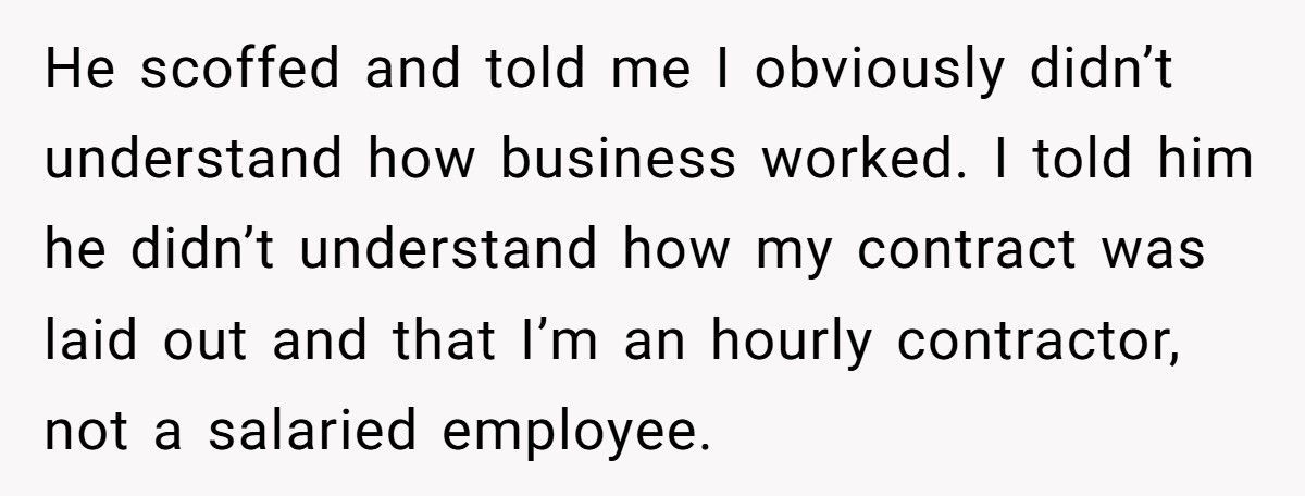 Boss Forces Contractor To Take 24/7 Phone, Company Ends Up Paying $10K For Two Calls Boss Forces Contractor To Take 24/7 Phone, Company Ends Up Paying $10K For Two Calls