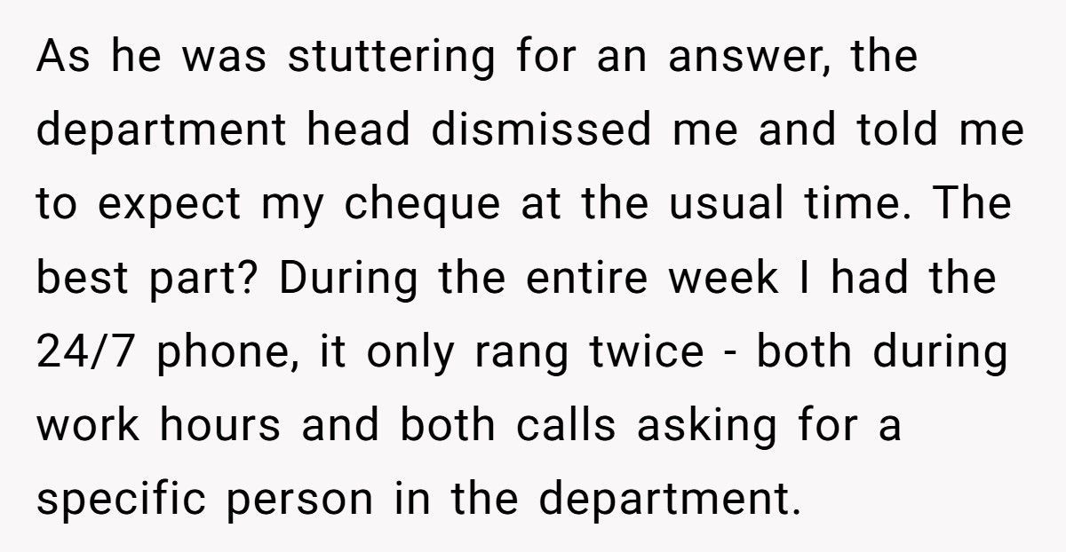 Boss Forces Contractor To Take 24/7 Phone, Company Ends Up Paying $10K For Two Calls Boss Forces Contractor To Take 24/7 Phone, Company Ends Up Paying $10K For Two Calls