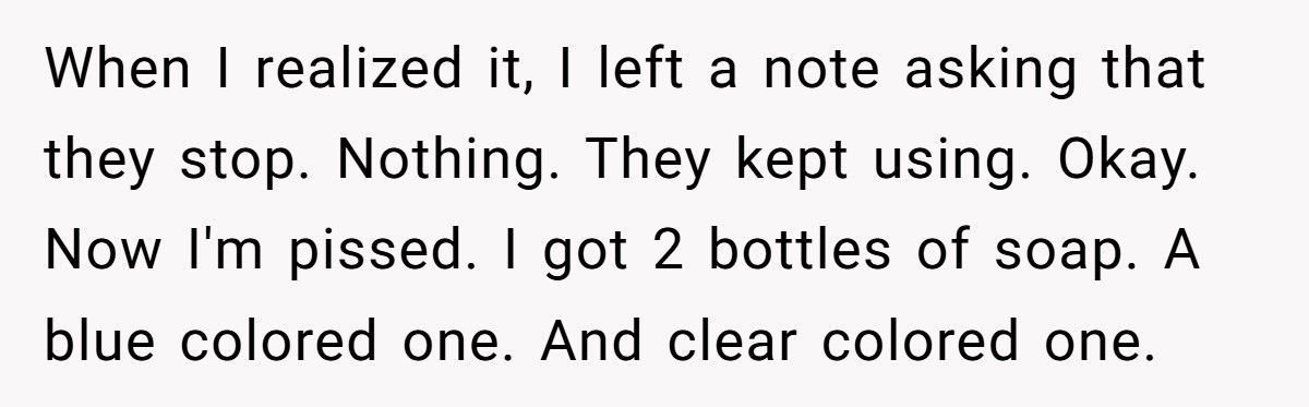 New Neighbors Stole His Laundry Soap, So He “Refilled” It With Dye And Bleach