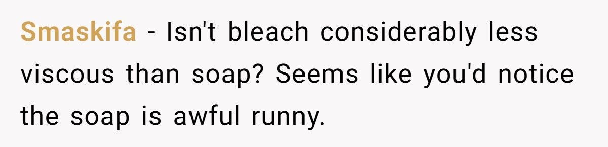 New Neighbors Stole His Laundry Soap, So He “Refilled” It With Dye And Bleach