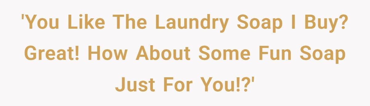 New Neighbors Stole His Laundry Soap, So He “Refilled” It With Dye And Bleach