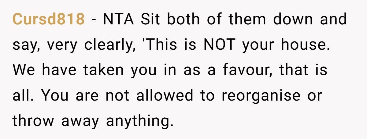 Mother-In-Law Snaps At DIL After She Reorganized The Kitchen And Removed Her Crosses