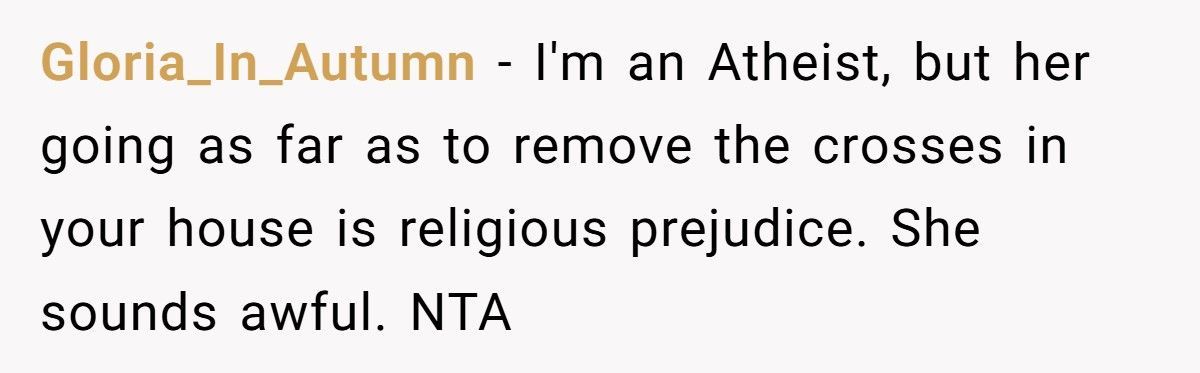 Mother-In-Law Snaps At DIL After She Reorganized The Kitchen And Removed Her Crosses