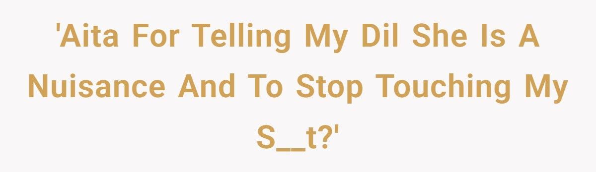 Mother-In-Law Snaps At DIL After She Reorganized The Kitchen And Removed Her Crosses