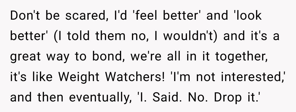 Coworkers Mocked Her For Skipping The Diet Bet, Now They’re The Ones Ashamed