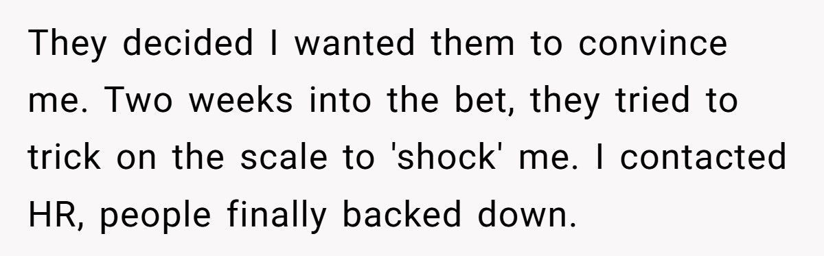 Coworkers Mocked Her For Skipping The Diet Bet, Now They’re The Ones Ashamed