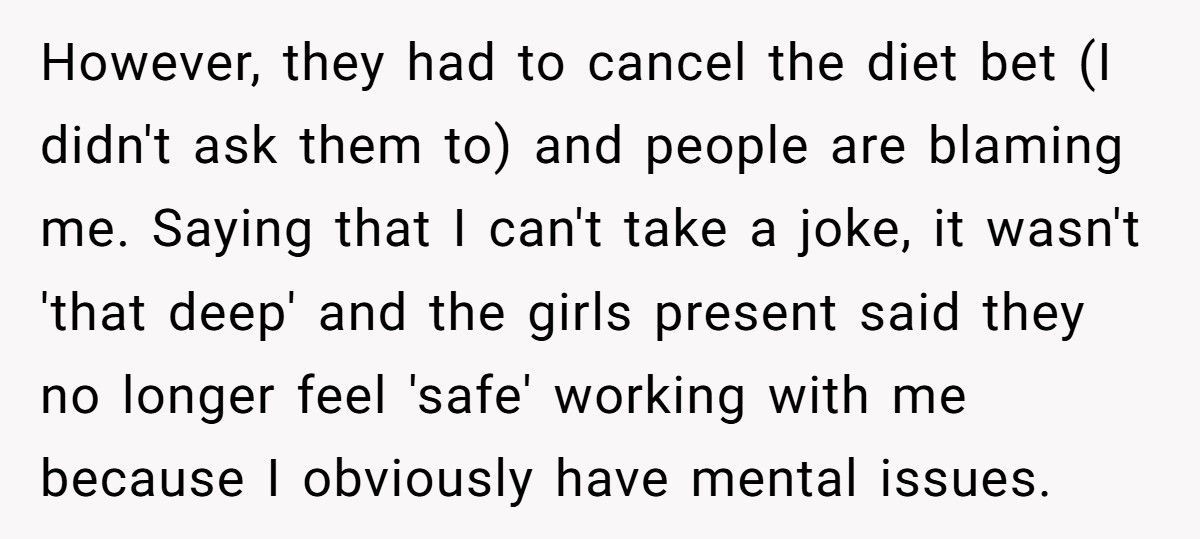 Coworkers Mocked Her For Skipping The Diet Bet, Now They’re The Ones Ashamed