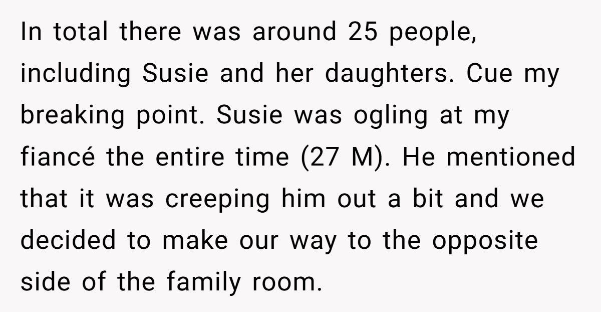 Woman Calls Out Aunt For Creeping On Her Fiancé, Outs Her As A Homewrecker At Family Party