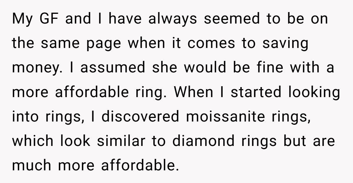Woman Helped Boyfriend Rebuild His Life, He Refuses To Spend Over $1,800 On Her Engagement Ring