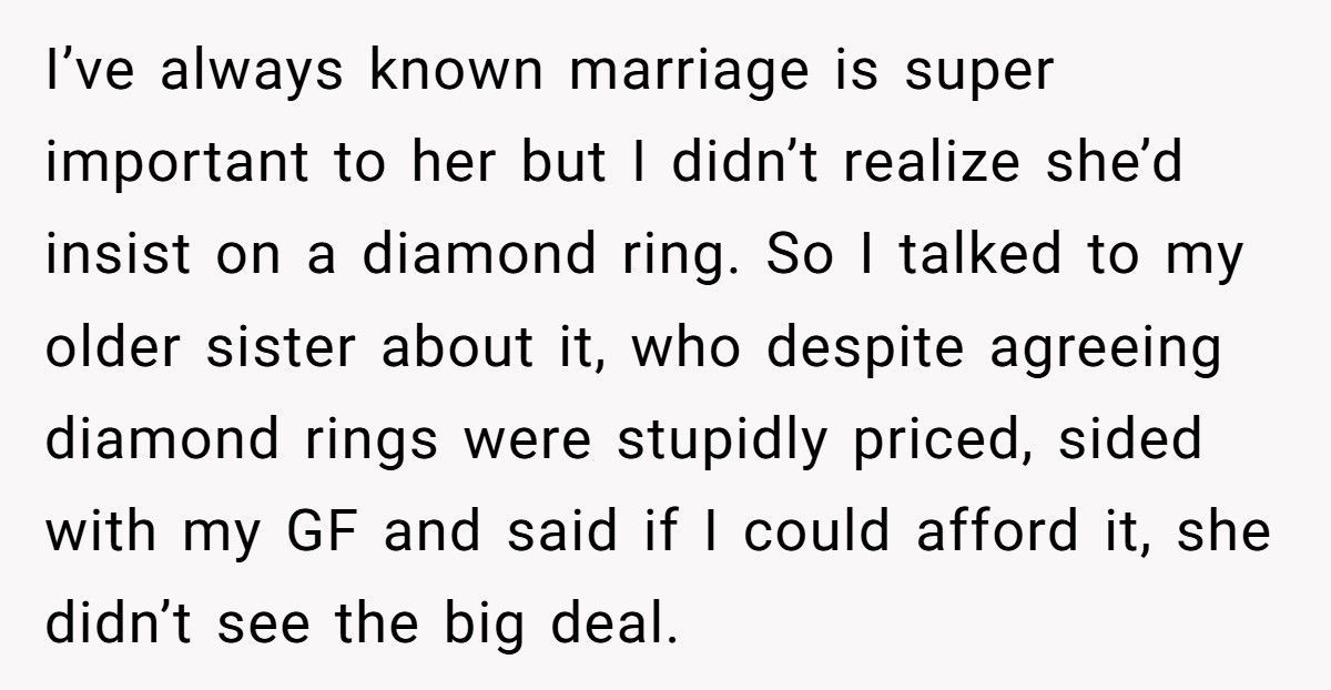 Woman Helped Boyfriend Rebuild His Life, He Refuses To Spend Over $1,800 On Her Engagement Ring
