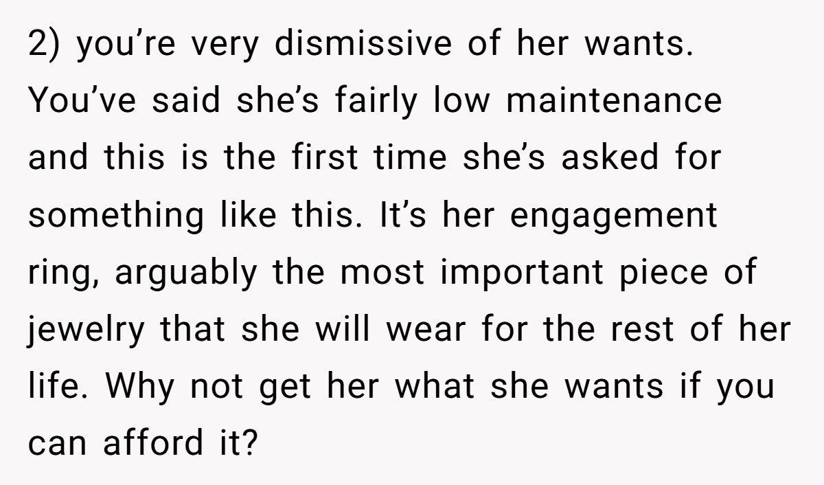 Woman Helped Boyfriend Rebuild His Life, He Refuses To Spend Over $1,800 On Her Engagement Ring