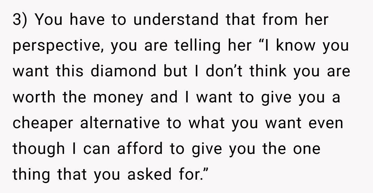 Woman Helped Boyfriend Rebuild His Life, He Refuses To Spend Over $1,800 On Her Engagement Ring