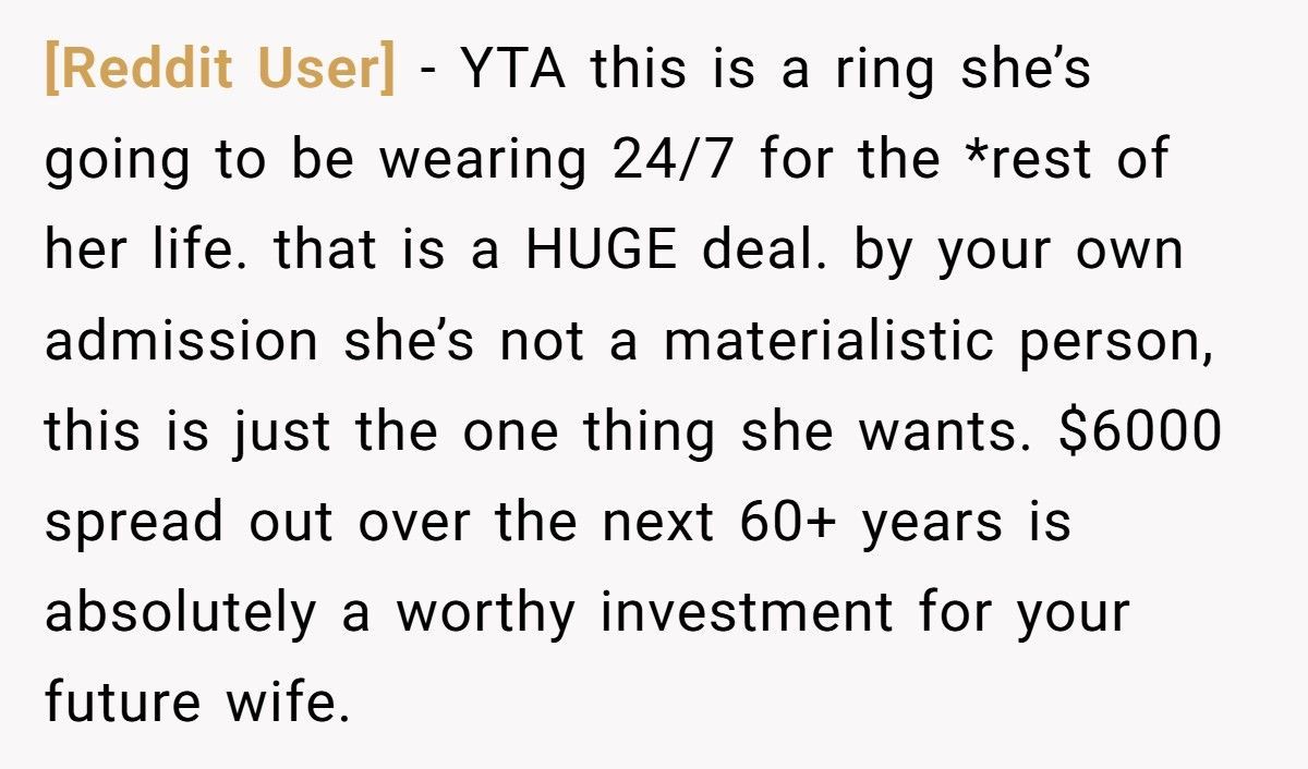 Woman Helped Boyfriend Rebuild His Life, He Refuses To Spend Over $1,800 On Her Engagement Ring
