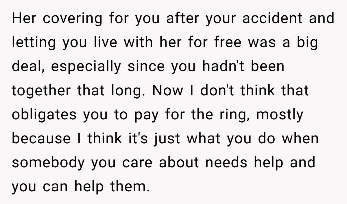 Woman Helped Boyfriend Rebuild His Life, He Refuses To Spend Over $1,800 On Her Engagement Ring