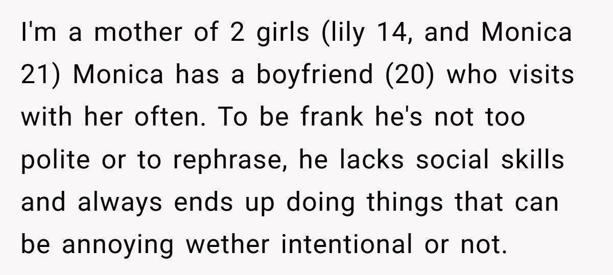 Mom Kicks Daughter’s Boyfriend Out After He Eats The Birthday Cake Before The Party Even Starts