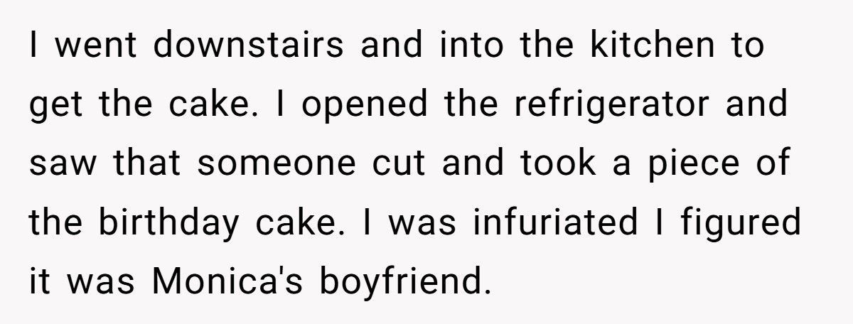 Mom Kicks Daughter’s Boyfriend Out After He Eats The Birthday Cake Before The Party Even Starts