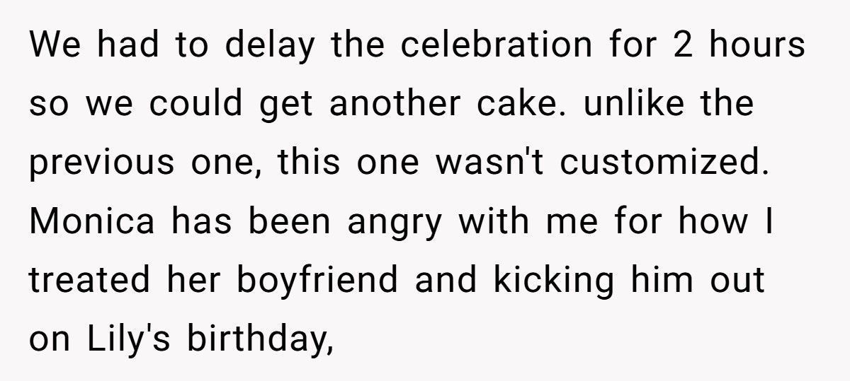 Mom Kicks Daughter’s Boyfriend Out After He Eats The Birthday Cake Before The Party Even Starts