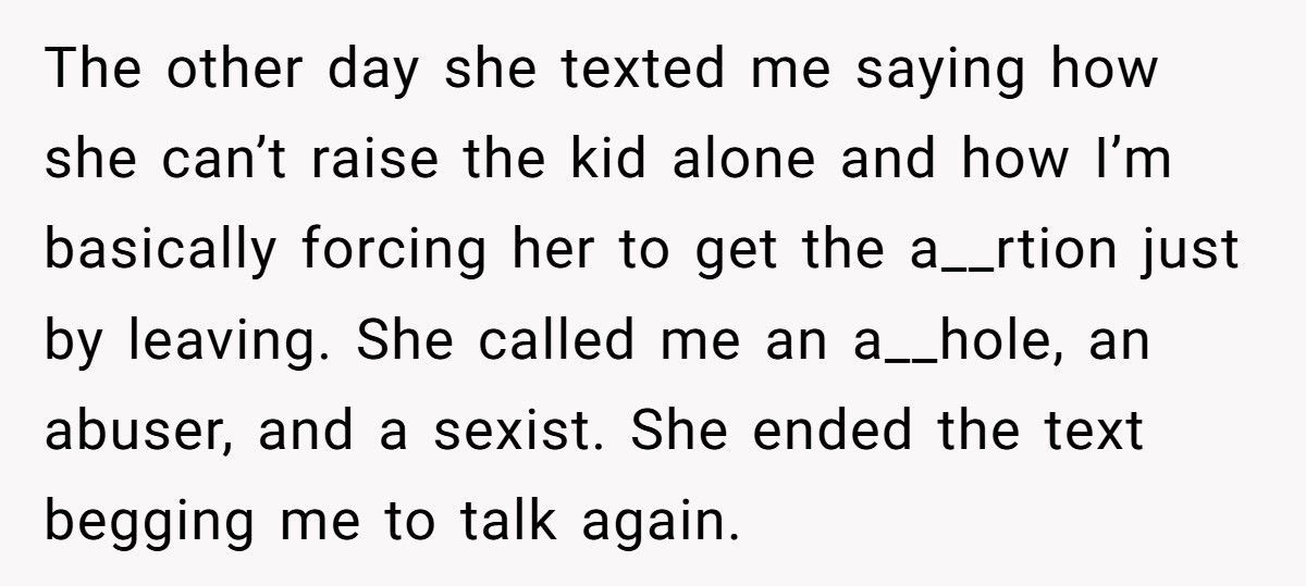 Boyfriend Tells Pregnant Girlfriend He’ll Pay Support But Wants Nothing To Do With The Baby Boyfriend Tells Pregnant Girlfriend He’ll Pay Support But Wants Nothing To Do With The Baby