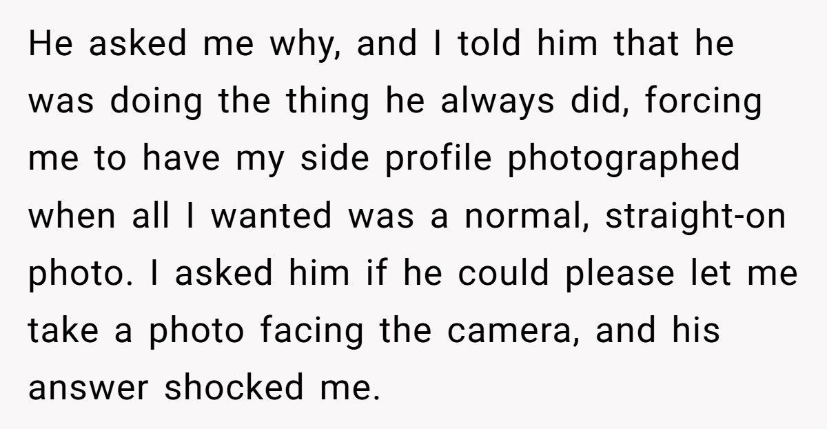 Woman Calls Husband An “Incel” After He Refuses To Take Photos With Her