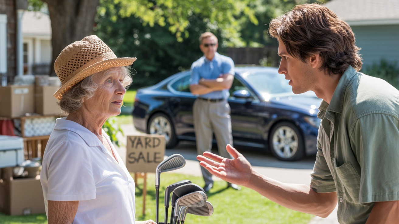 Guy Tried To Scam A Widow, Then Got Mad When Another Shopper Told Her The Truth