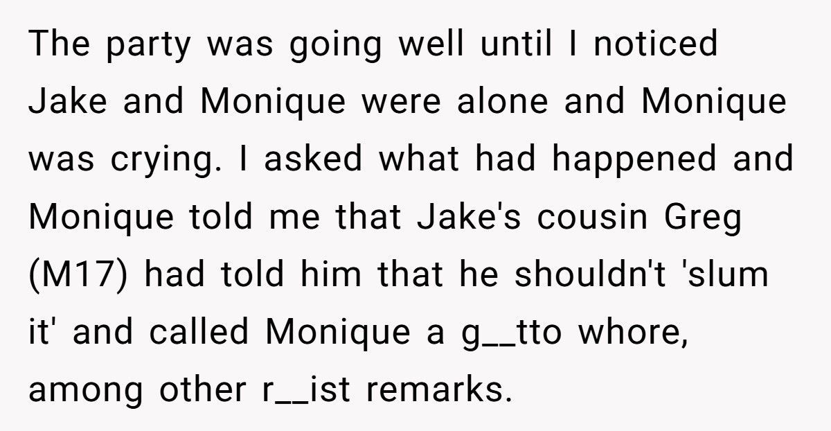 Dad Kicks Nephew Out Of Family Party After Racist Comments Toward Son’s Girlfriend Dad Kicks Nephew Out Of Family Party After Racist Comments Toward Son’s Girlfriend
