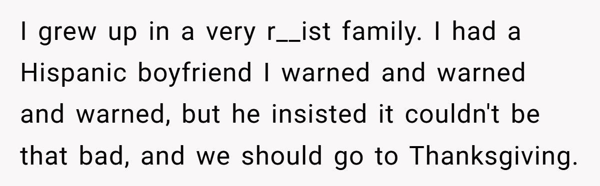 Dad Kicks Nephew Out Of Family Party After Racist Comments Toward Son’s Girlfriend Dad Kicks Nephew Out Of Family Party After Racist Comments Toward Son’s Girlfriend